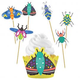 Cupcake Set Insekter 12-pack