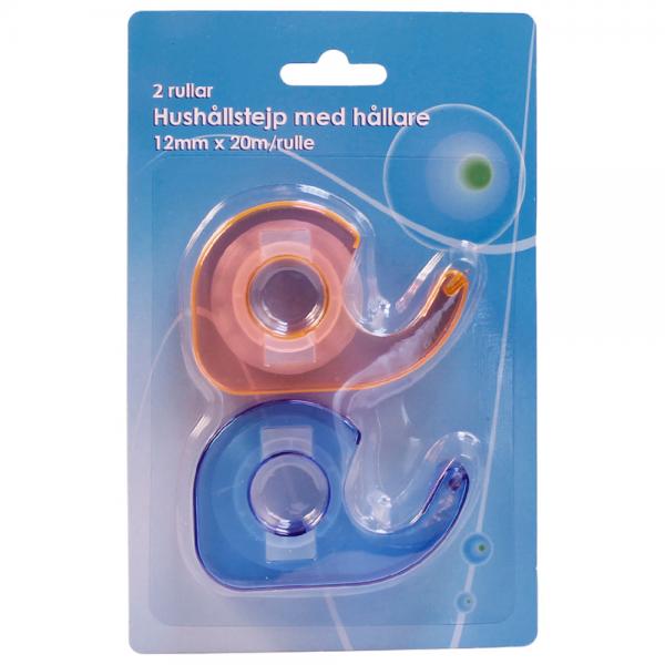 Tejprulle med Hllare 2-pack