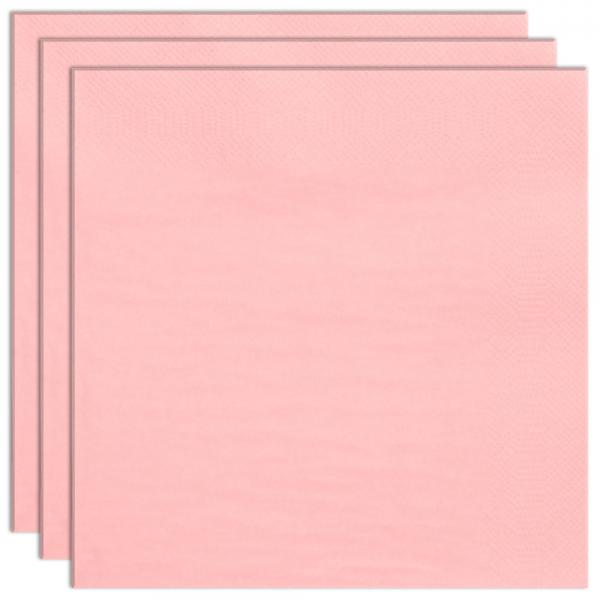 Engngsservetter Rosa 33 cm 20-pack