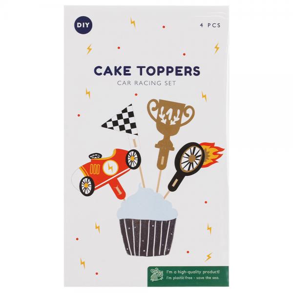 Cake Toppers Racing 4-pack