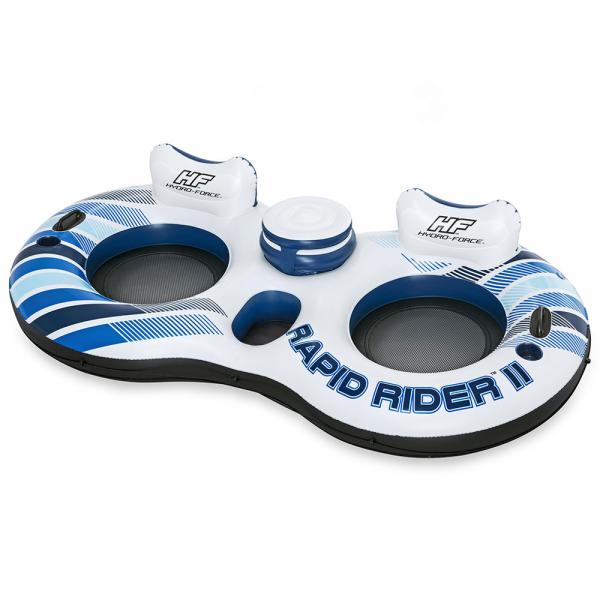 Uppblsbar Badring Dubbel Rapid Rider II