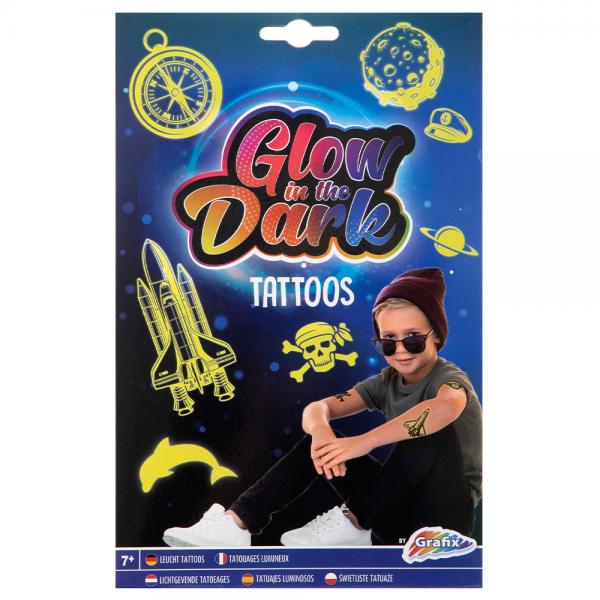 Temporra Sjlvlysande Tatueringar 2-pack