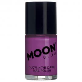 Moon Glow Självlysande Nagellack Lila