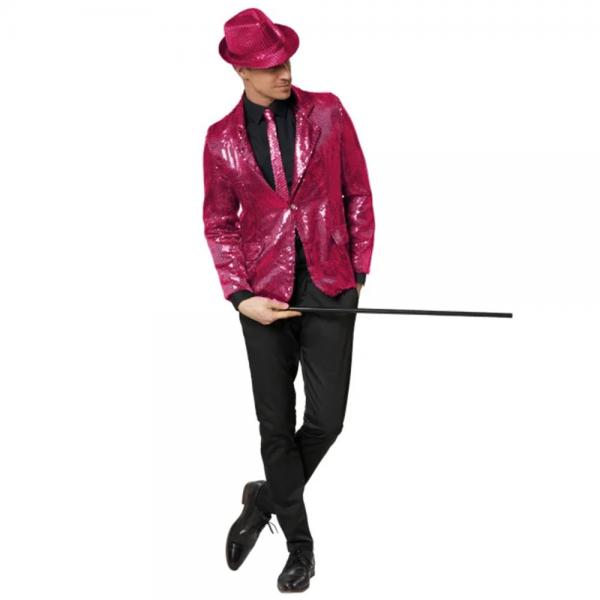 Trilby Hatt Rosa Paljetter