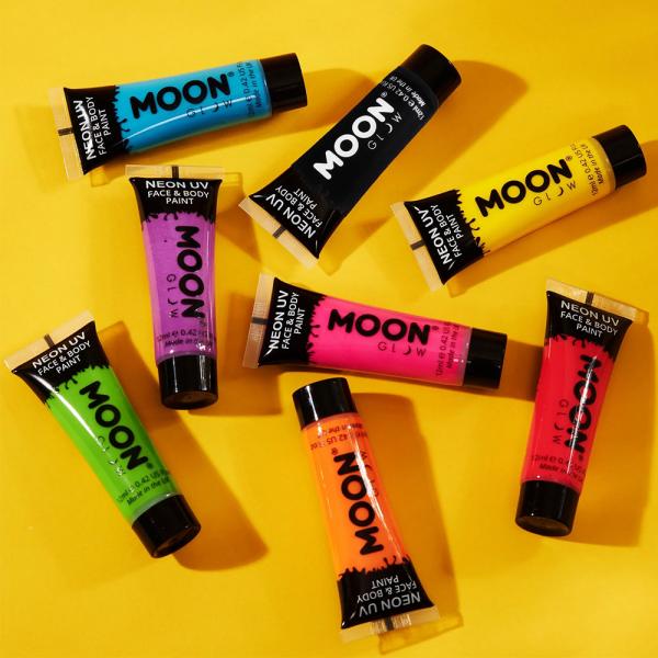 Moon Glow Neon UV Kropp- & Ansiktsfrg