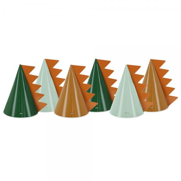 Partyhattar Dinosaurie 3-pack