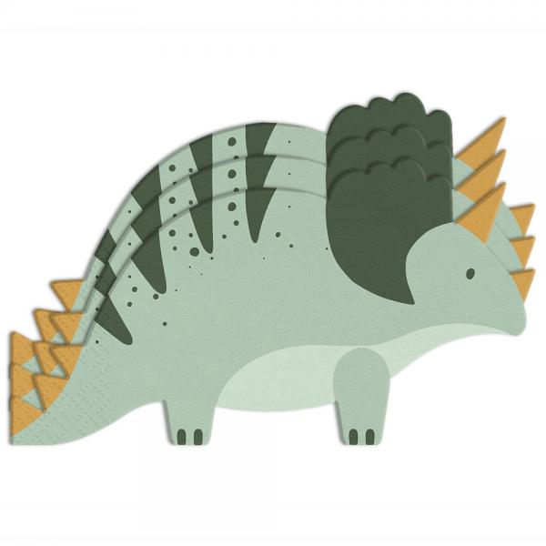 Engngsservetter Triceratops Grn 12-pack