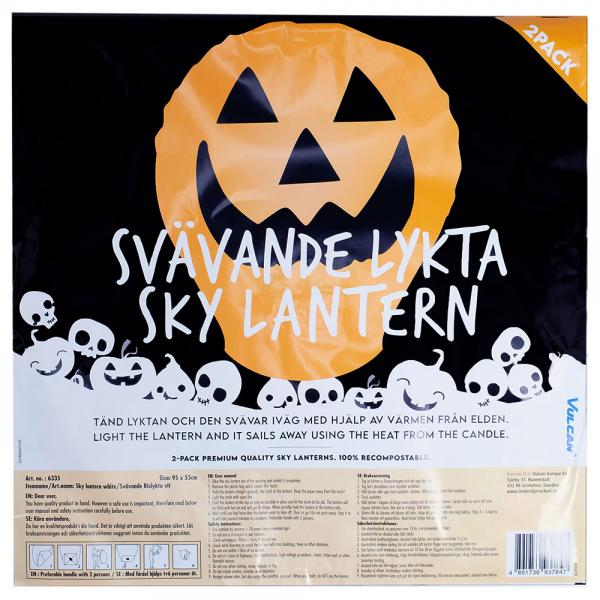 Svvande Rislyktor Halloween 2-pack