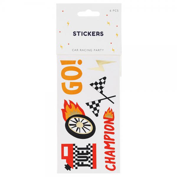 Klistermrken Racing 6-pack