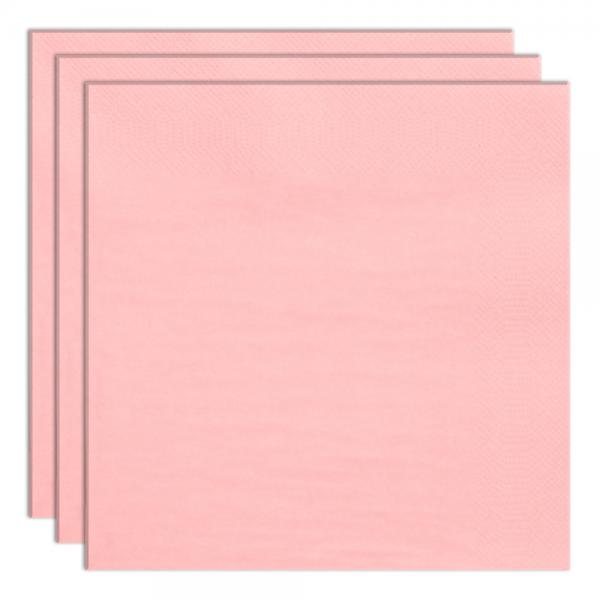 Engngsservetter Rosa 24 cm 20-pack