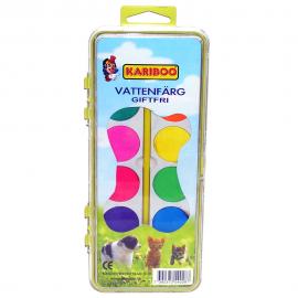 Kariboo Standard Akvarellfärg 12-Pack