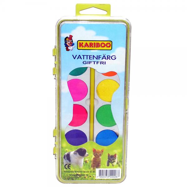 Kariboo Standard Akvarellfrg 12-Pack