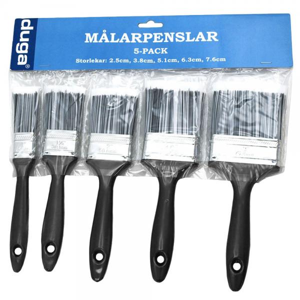 Mlarpensel Set 5-pack