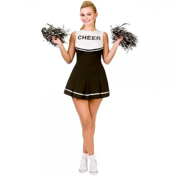 Cheerleader Drkt Svart/Vit