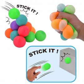 Sticky Stressbollar 6-Pack