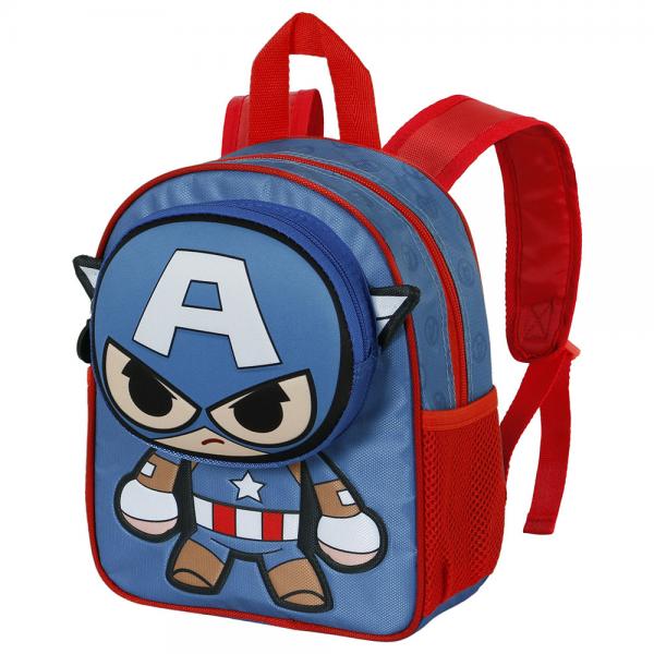 Captain America Ryggsck Bobblehead