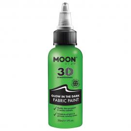 Moon Glow Självlysande Textilfärg Grön 30 ml