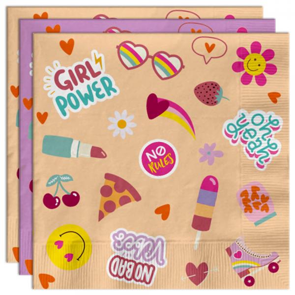 Pappersservetter Boho Girlz 20-pack