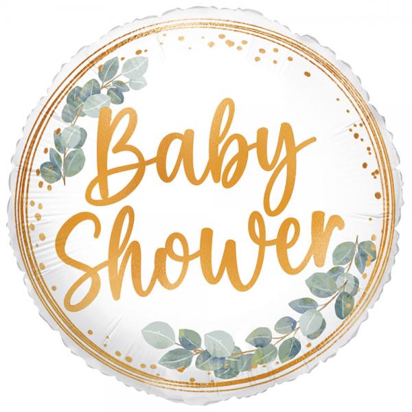 Baby Shower Rund Folieballong