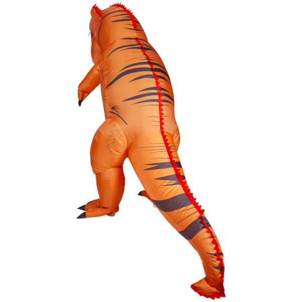 Uppblsbar Dinosauriedrkt Orange