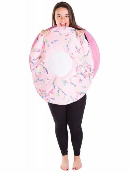 Rosa Donut Maskeraddrkt