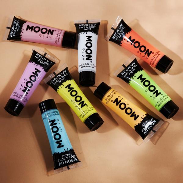 Moon Glow Pastell Neon UV Kropp- & Ansiktsfrg