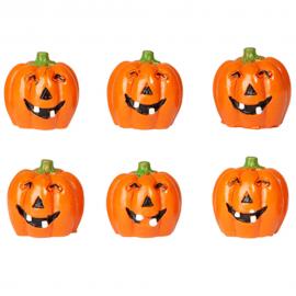 Mini Pumpa Halloween Dekoration 6-pack