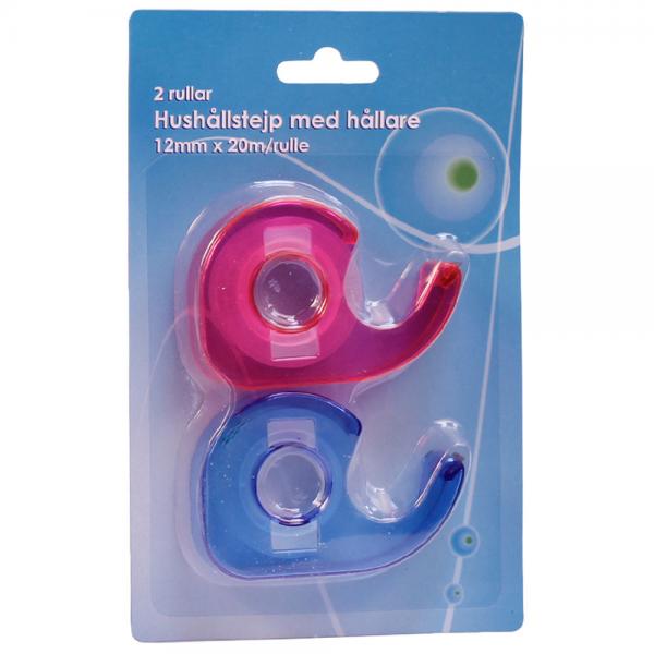 Tejprulle med Hllare 2-pack