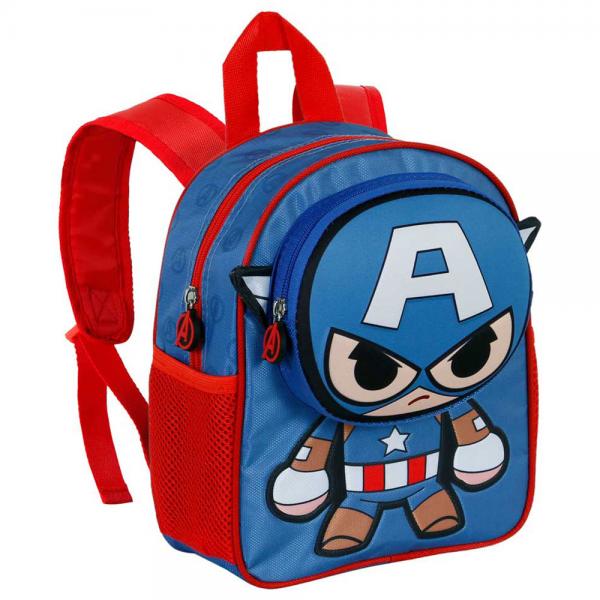 Captain America Ryggsck Bobblehead