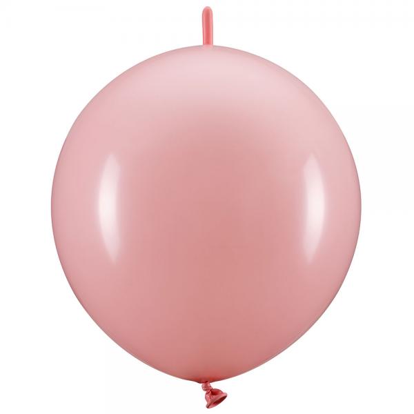 Lnkande Latexballonger Ljusrosa 20-pack