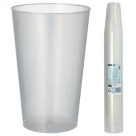 Plastglas Återanvändbara 40cl 50-pack