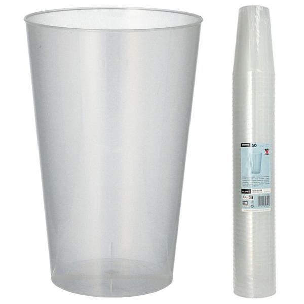 Plastglas teranvndbara 40cl 50-pack