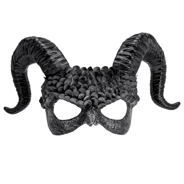 Commedia Dell'arte Demon Halvmask