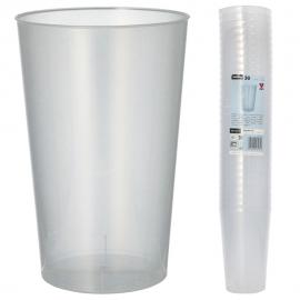 Plastglas Återanvändbara 50cl 30-pack