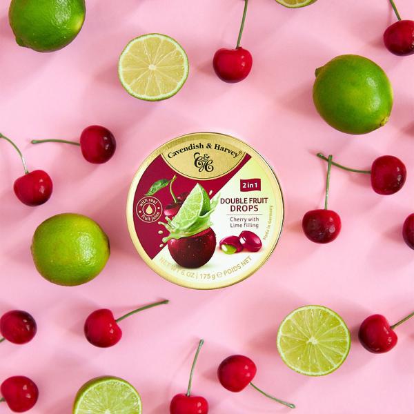 Cherry & Lime Drops 175g