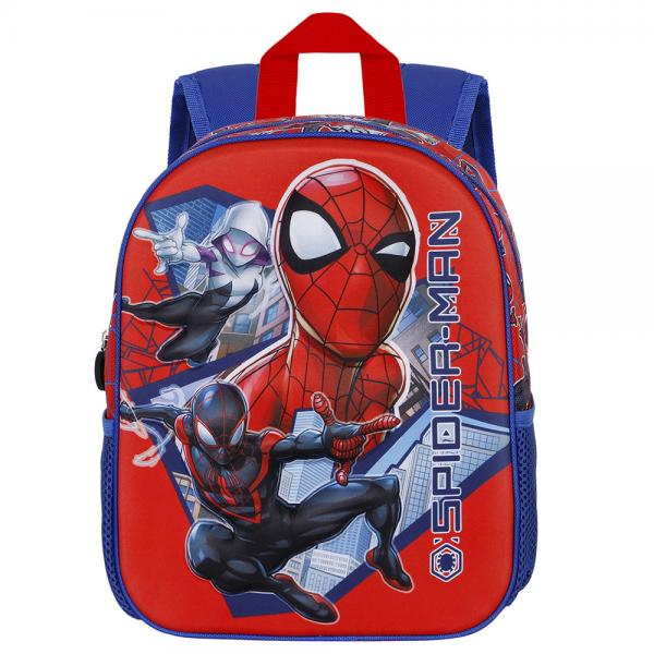 Spiderman 3D Ryggsck Different Ways