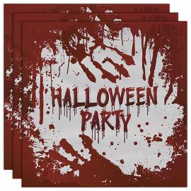 Servetter Blodiga Halloween Party 12-pack