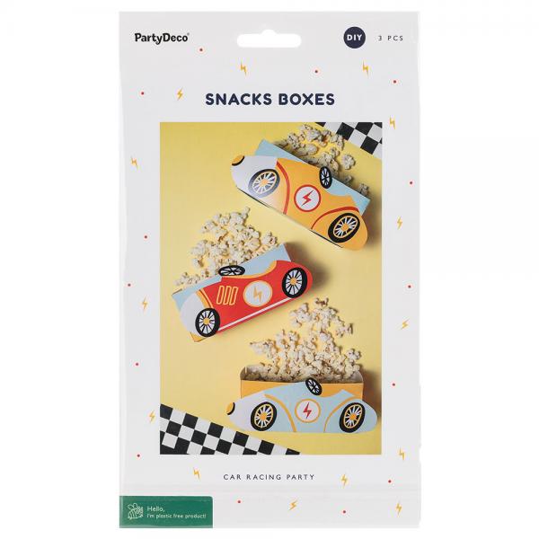 Snacksbox Racerbilar 6-pack