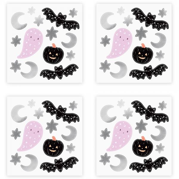 Halloween Vggklistermrken 4-pack