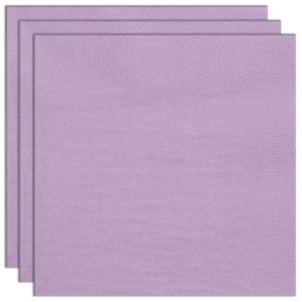 Engngsservetter Lavendel 33 cm 20-pack