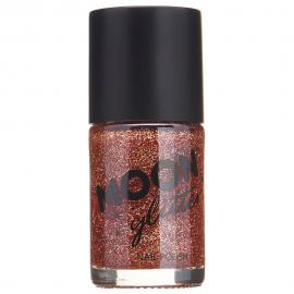 Moon Glitter Holografiskt Nagellack Roséguld