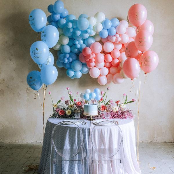 Baby Shower Ballong Trtdekoration Bl 29 cm