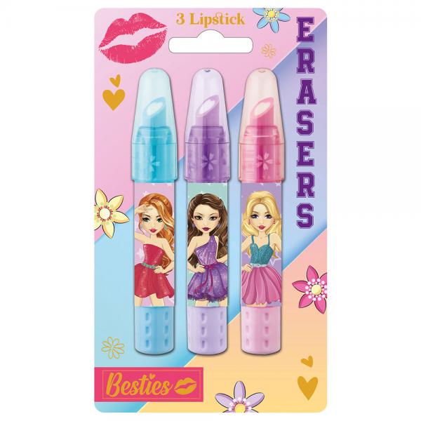 Suddgummi Lppstift 3-pack