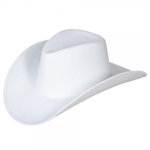 Cowboyhatt Vit