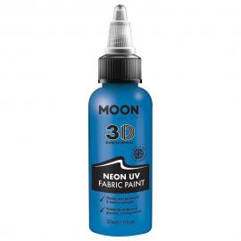 Moon Glow Neon UV Textilfärg Blå 30 ml