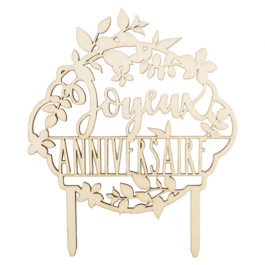 Cake-topper Joyeux Anniversaire