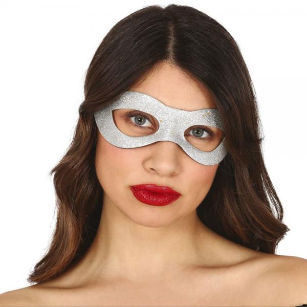 Silver Glitter gonmask