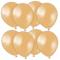 Latexballonger Metallic Guld 13 cm 25-pack