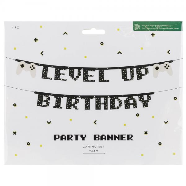 Level Up Birthday Girlang