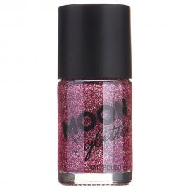 Moon Glitter Holografiskt Nagellack Rosa